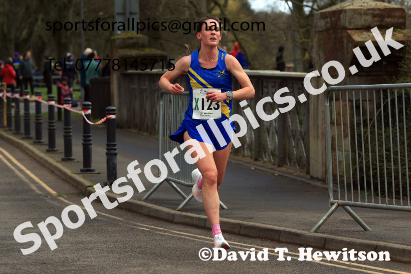 Senior Womens 6 Stage Road Relay, 2026 Northern Mens 12 and Womens 6 Stage Road Relays and Young Athletes 5k, Sheepmount Stadium, Carlisle. Photo: David T. Hewitson/Sports for All Pics